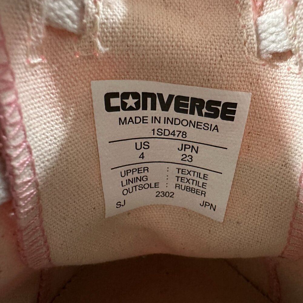 RARE Converse All Star Trekwave Low Ox Platform Sneakers in Pink - Picture 11 of 11